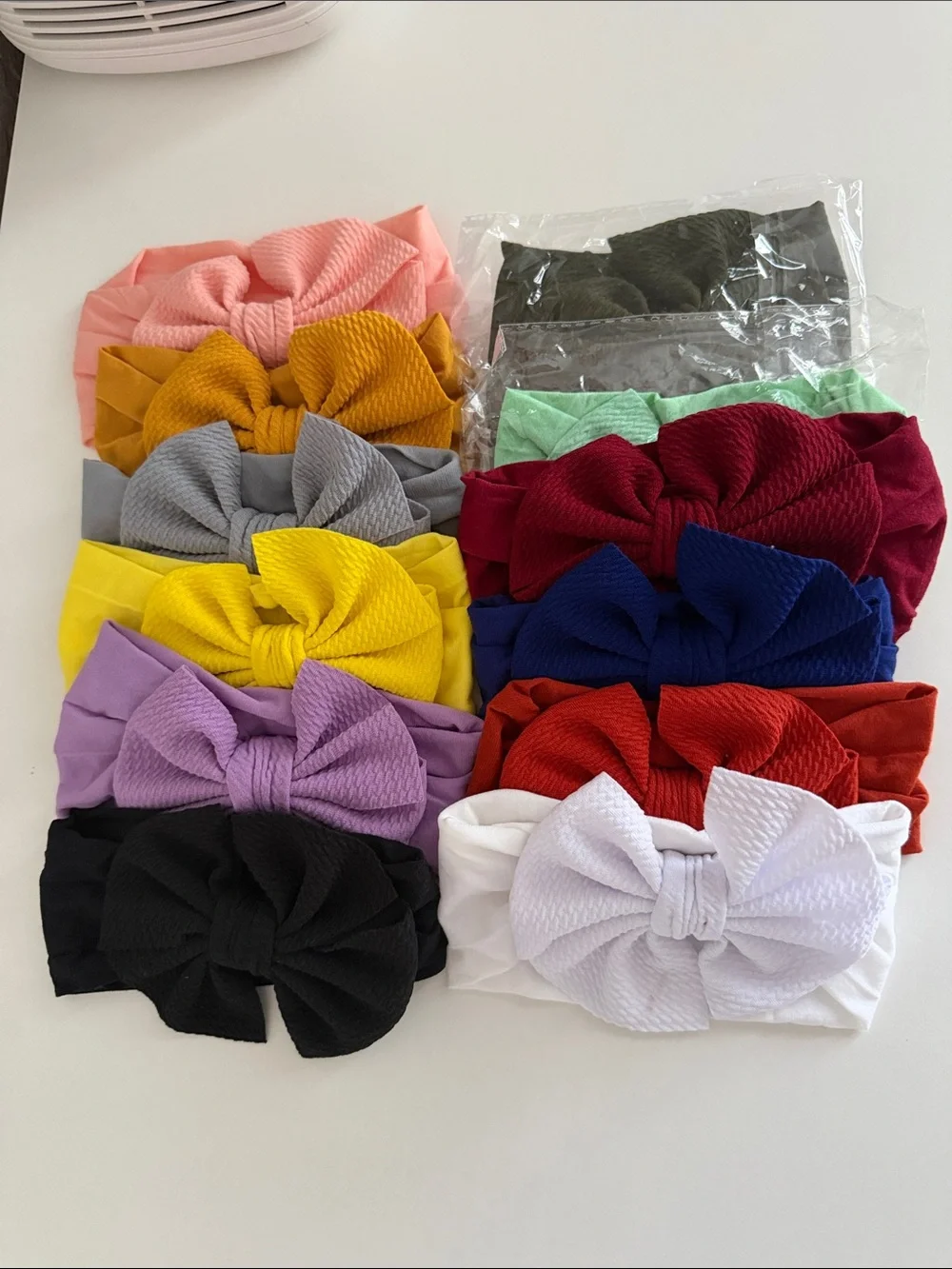 Kids Stretch Bow Headband - Assorted Colors